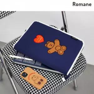 로마네 13형 오픈 노트북 파우치 (도낫베어)