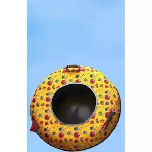 눈썰매 슬라이딩 스노우보드 야외 타이어 위장 튜브 핸들 레저 활동 장비