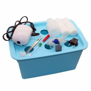 수경재배 묘목 세트 홀 220V 식물 꽃 화분 6 110V 상자 버블 가든 트레이 및 보육