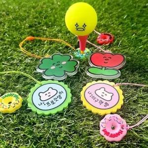 [턴트]귀요미골프티걸이와 도넛링 1개 골프티 골프선물_