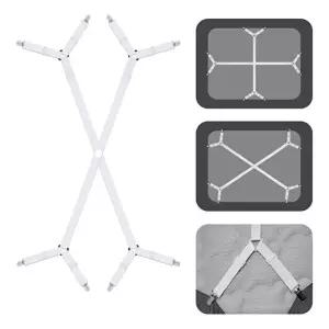[유토피아]고정 집게 밴드 클립 패드 매트리스 밀림방지 시트고정 침대매트고정 매트커버고정집게 시트고정