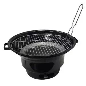 캠핑그릴 숯불 손잡이 원형 바베큐 화로