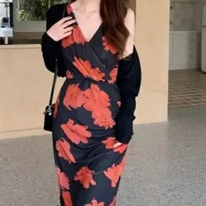 나시원피스 플라워 데일리 랩원피스 비치원피스 클래 (KYR-WFH503Z)