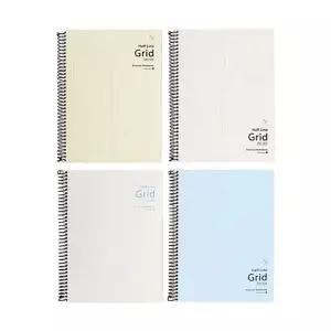 유선 좌철 항균 연습장 1개 노트 그리드 반반