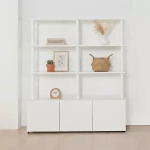 E0 아르케 시스템선반 다용도 수납 책장 1200 1단+선반 3단 DF927794