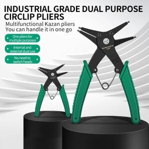 스냅 링 플라이어  서 클립 다기능 압착 도구 내부 외부 리무버 고정 핸드 툴