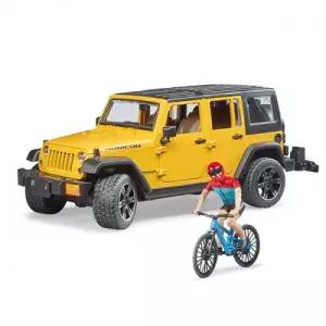[롯데백화점]나비타월드 브루더 BR02543 지프 루비콘과 산악용 자전거 세트