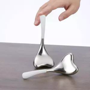 실험실 스푼 계량 샘플링 스테인리스 2-in-1 과샤 크라이오 스틱 여성용 얼굴 및 눈 마사지용 페이셜 스킨