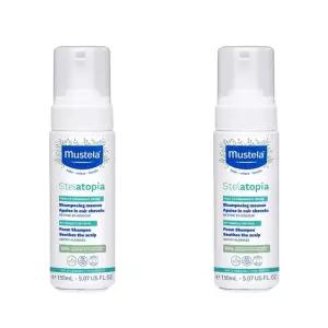 무스텔라 스텔라토피아 스텔아토피아 폼 샴푸 폼샴푸 무스 150ml 2개 Mustela Stelatopia Foam Shampoo