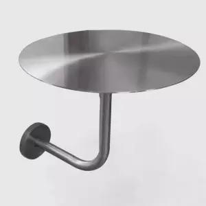 벽부착형 테이블 벽걸이 원형 업소용 커피 식탁 데크