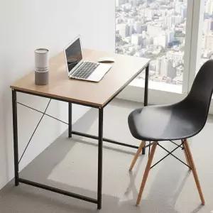 이지심플 우드기본책상 80 (블랙) 책상 컴퓨터 철제테이블