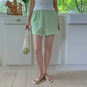 아고린 허리밴딩 썸머 아이스 골지 숏팬츠