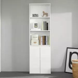 (착불) 로디 5단 도어 선반책장 600 거실 카페 서재 인테리어 파티션 책꽂이 수납장