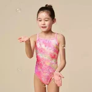 랠리스포츠 여아 실내 원피스 수영복 키즈 초등 생존수영 키트 스프링 멀티