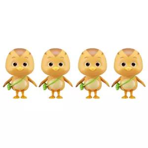 엄마까투리 마지 피규어 역할놀이 아이 생일 선물 4P BNA