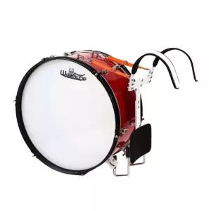 행진 북 스네어 마칭드럼 미니북 군용 와인레드 연주용 공연 행진북 작은
