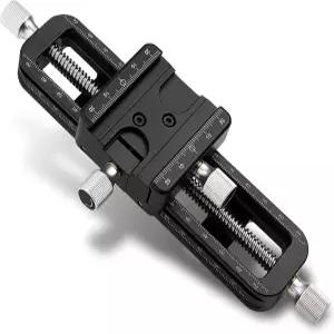 매크로 사진 트랙 포커스 스태킹 정밀 플레이트 클램프 클로즈업 슈팅 FM160 Haoge 조정 슬라이더 위한