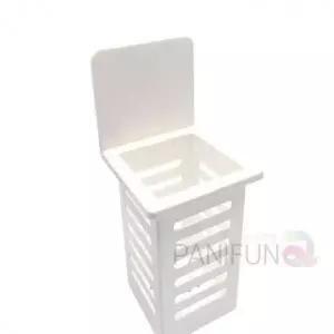 사각 물빠짐 케이스 무타공수납함 부착식수납통 수저정리 심플정리통 물빠짐수저통