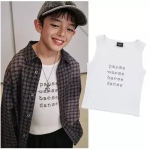 블루테일2 AAA4TS07WT 주니어 남아 여아 화이트 와플 슬리브리스 고학년 2026년 봄상품