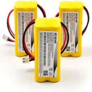 Eljar 3팩 48V 800mAh NiCD 배터리 커스텀63 SL026155 교체용 SureLite Ma Dantona 팩 Power 표시등 OSI