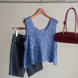 (안나앤플러스) 쉬드 레이스 베스트[베스트DL850] 빅사이즈