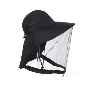 챙넓은 자외선차단 방충모자 벌초 해충 모기장 모자_24442429