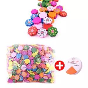 나무비즈 나무구슬 중포장)-태양꽃 22mm 팔찌만들기 우드비즈 우드볼 우드구슬 나무구슬