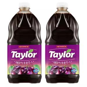 테일러 푸룬주스 1.89L x 2개 푸른 쥬스 임산부 변비에 좋은 자두 쾌변 주스