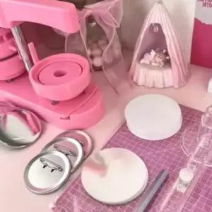 메탈 원형 뱃지 핀버튼 DIY 58MM 기계 튼튼한 제작 뱃지기계 DIY핀버튼 핀버튼키링