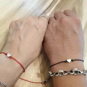 하트 모양 소원 커플 팔찌와 발찌 로맨틱 액세서리 선물 유유팩토리