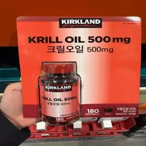 커클랜드 크릴오일 500mg 180캡슐 2개