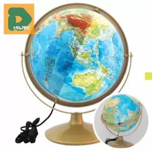 인테리어 지구본 320mm 무드등 학생 조명용 대형 교구 회전형 교육 소품 스탠드 학습용 장식 지구의 거실