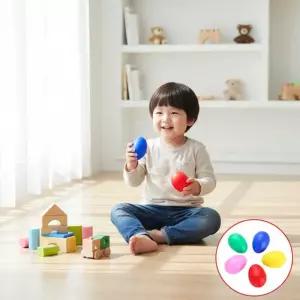 유아 음악 에그쉐이커 어린이 율동 댄스 악기 연주 리듬놀이 2p