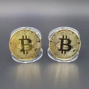 비트코인 금속 코인 모형 주화 동전 선물용 굿즈 코인금화 비트코인금화
