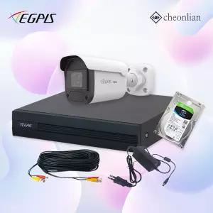 이지피스 210만화소 실외1대+4채널 DVR 자가설치 CCTV 풀세트(1TB포함)