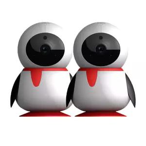 펭카 PE204 2세트 200만화소 스마트폰 원격회전 CCTV 강아지 홈카메라 홈캠 펫캠