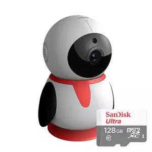 펭카 PE204+128GB SD카드 200만화소 스마트폰 CCTV 강아지 홈카메라 홈캠 펫캠