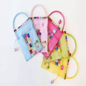 용돈지갑 전통복주머니 미니 슬림 추석 용돈봉투 한국전통기념품 크로스 명절 행사 설날 조각보 복주머니 선물 추천