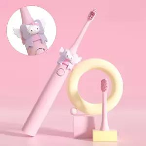 키티 고양이 전동칫솔 성인 자동 미니칫솔 쿠로미 세트 충전식 생일 시나모롤 선물 여자 친구 산리오 굿즈