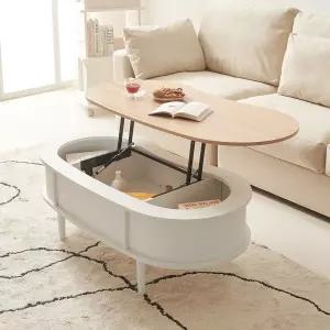 [비밀특가]  마르체 무크 원목 리프트업 거실 소파 테이블 1200 GNC001