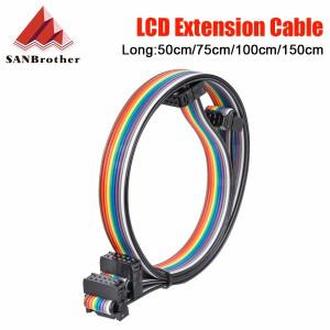 Ender-3CR-10 시리즈 스크린 연장 케이블 10핀 3d Pirnter용 유연한 플랫 리본 점퍼 디스플레이 케이블1개