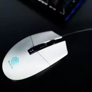 몬스타기어 화이트 마우스 FPS 게이밍 사무실 유선