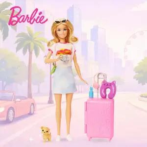 [예약구매][BARBIE] 바비인형 패션 바비의 여행 인형 액세서리 세트