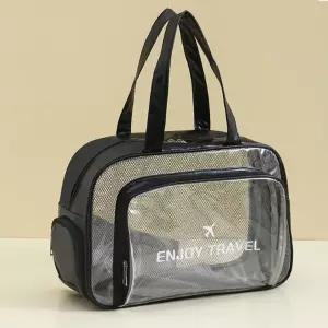 수영장 물놀이 투명 방수 비치 백 아쿠아 슬리퍼 가방해수욕장 이가방 바캉스 수영복