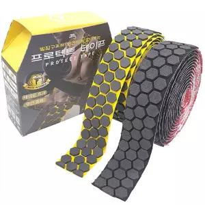 국산 3NS 프로텍트테이프 옐로우 1롤 5cm x 5m압박밴드 스포츠 접착 자가 손가락 손목 발목 고정 테이핑