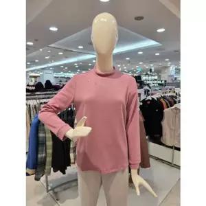 [갤러리아] 비즈 엠보 자가드 반넥 티셔츠(CLFSTS101)