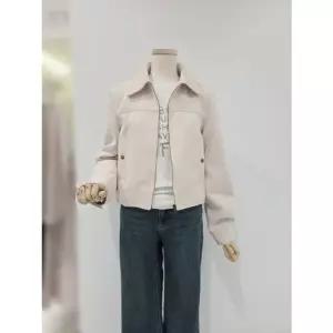 [갤러리아] [SOUP] 크롭 집업 스웨이드 자켓 SCRLE32