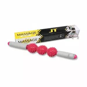 3구 지압 마사지기 스틱 롤러 어깨 목 등 허리 종아리 허벅지 전신안마기홈트스트레칭도구셀프근육이완뭉친