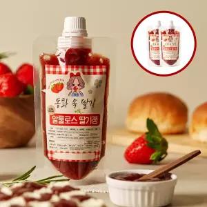 동화속딸기 수제 저당 딸기잼 200g x 2개
