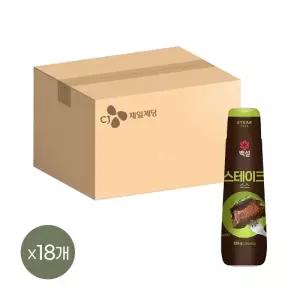 백설 스테이크 소스 255g x18개